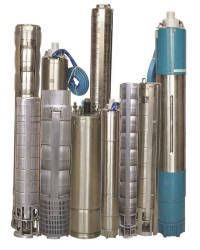 SUBMERSIBLE PUMPS AND MOTORS